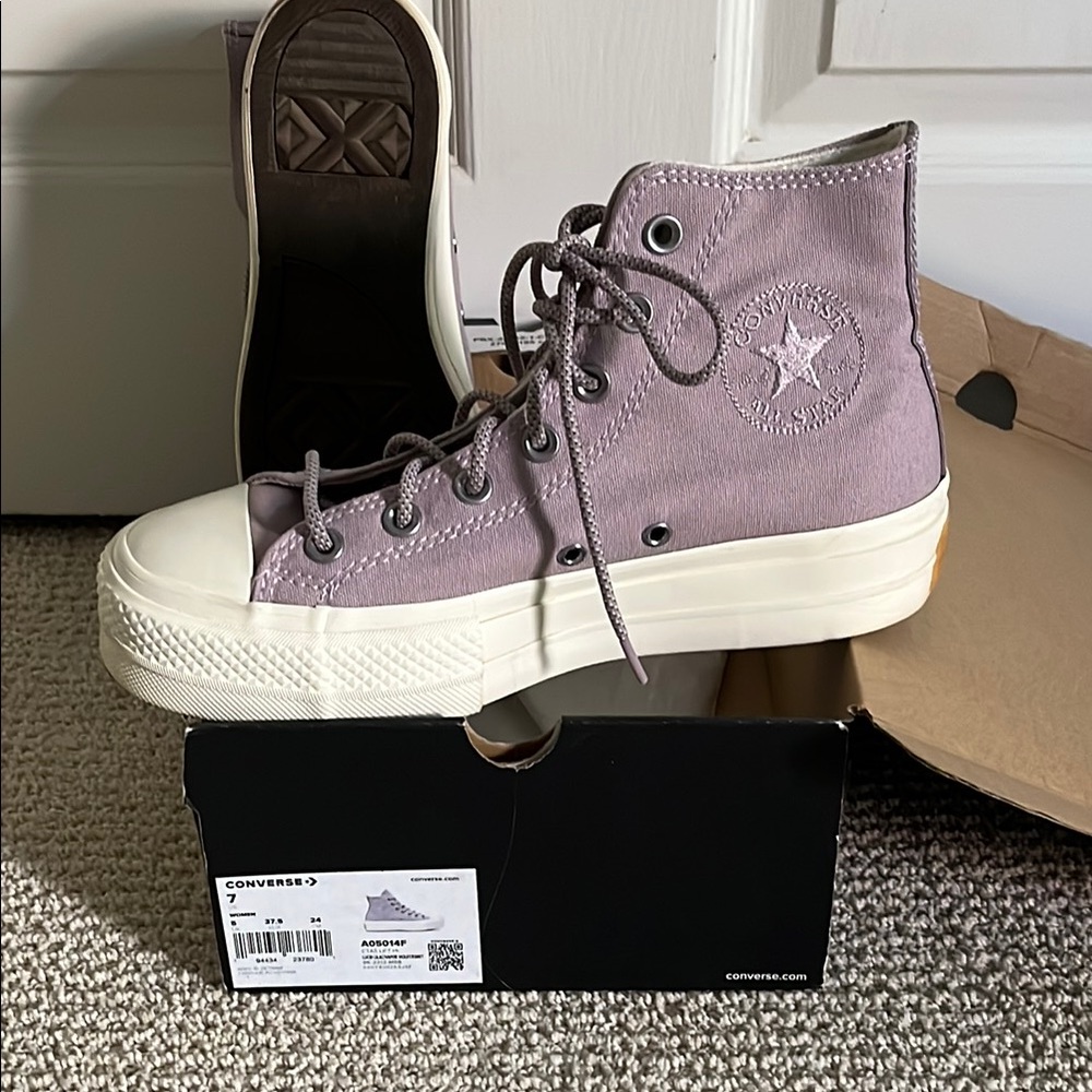 Converse Women's High-Top Sneakers - Lavender - Women’s size 7